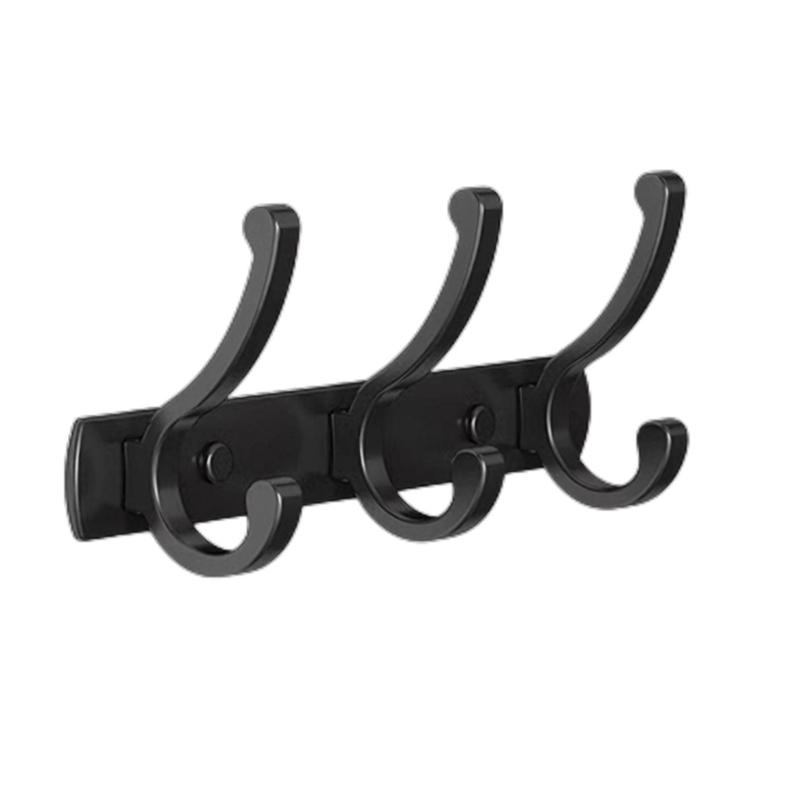 Over The Door Hook Heavy-Duty Door Hanger Coat Rack with 3/4/5 Hooks Hangers for Hanging Keys Hats Clothes Umbrellas