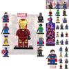 D818-898 Superhero Building Blocks High-quality Abs Plastic Diy Assembly Toy 9 Color Options 5cm Height