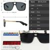 SHAUNA Retro Double Bridges Men Pilot Sunglasses Shades UV400 Fashion Rivets Women Gradient Sun Glasses