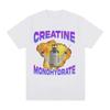 Creatine Monohydrate Funny Meme Graphic T Shirt Men's Women Fashion Vintage T-shirts Short Sleeve Oversized T-shirt