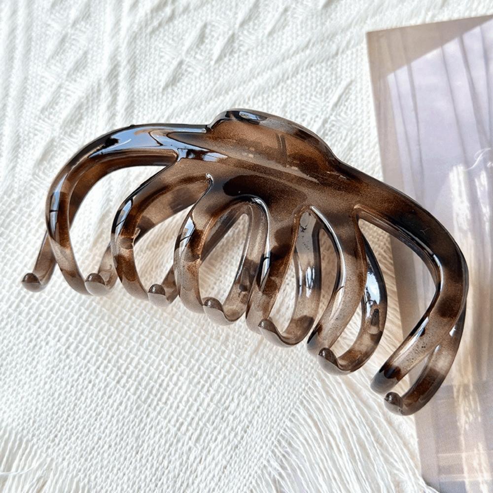 Strong Grip Leopard Print Clip French Elegance Tortoiseshell Hair Clip Claw Clips  Office