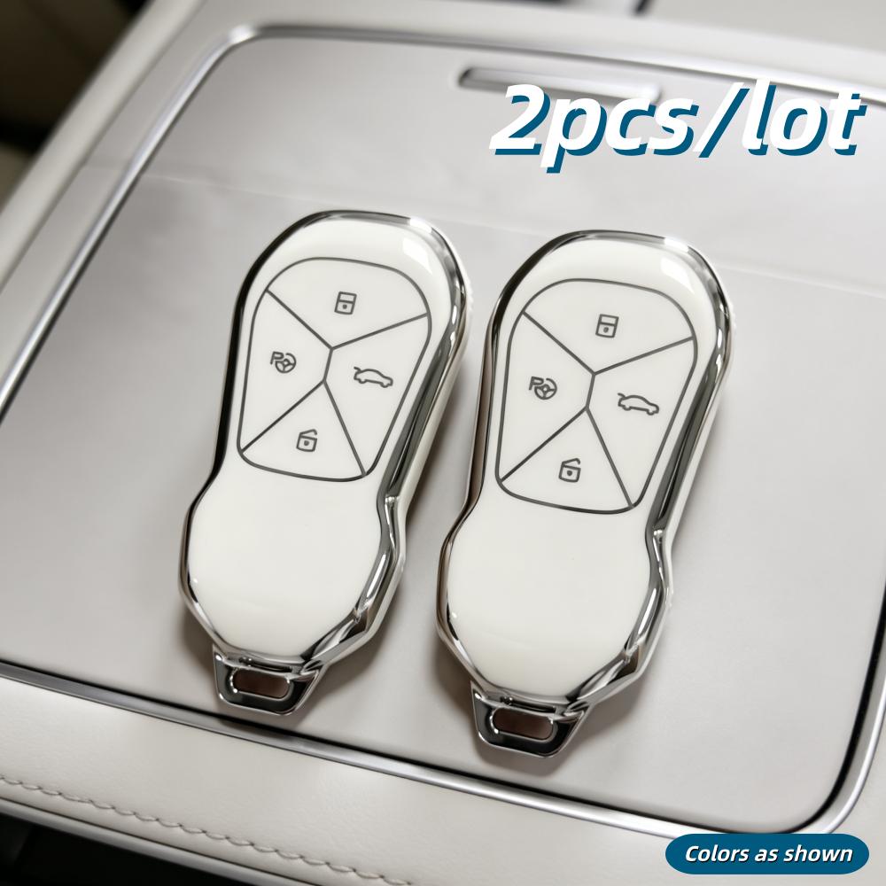 S/Lot Car Key Case Covers For Xpeng Xiaopeng P5 P7 G9 G3I Key Fob Covers, Only Fit For The Car Key Shown In The Image.