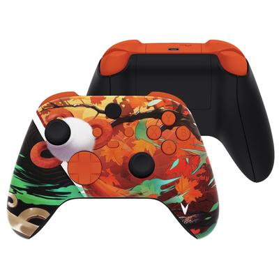 EXtremeRate Kompletná sada tlačidiel pre Xbox Series X S Náhradné bočné lišty Rukoväť Predný zadný kryt pre bezdrôtový ovládač Xbox Core Nie List &