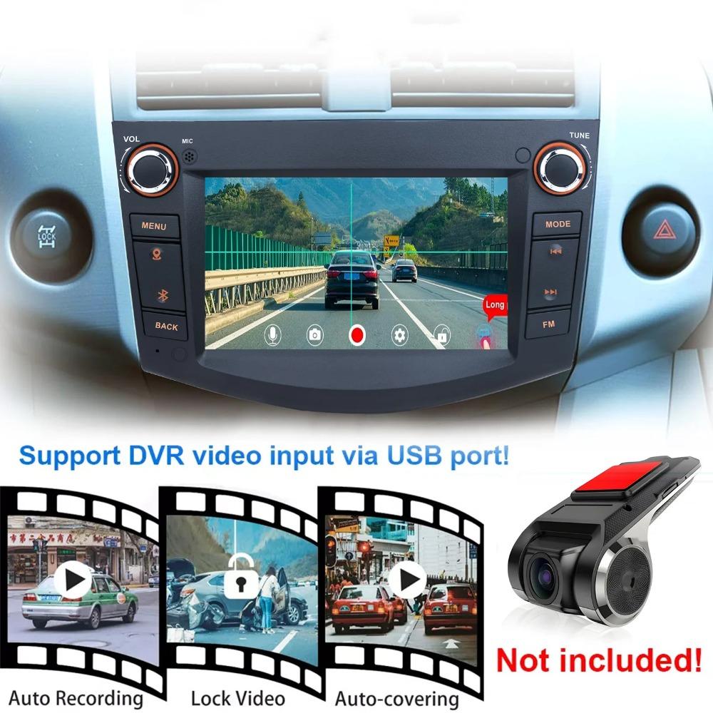 7-Zoll-geeignet für Toyota RAV4 Android Radio Multimedia Player WIFI Carplay SWC DVR GPS Rückfahrfunktion
