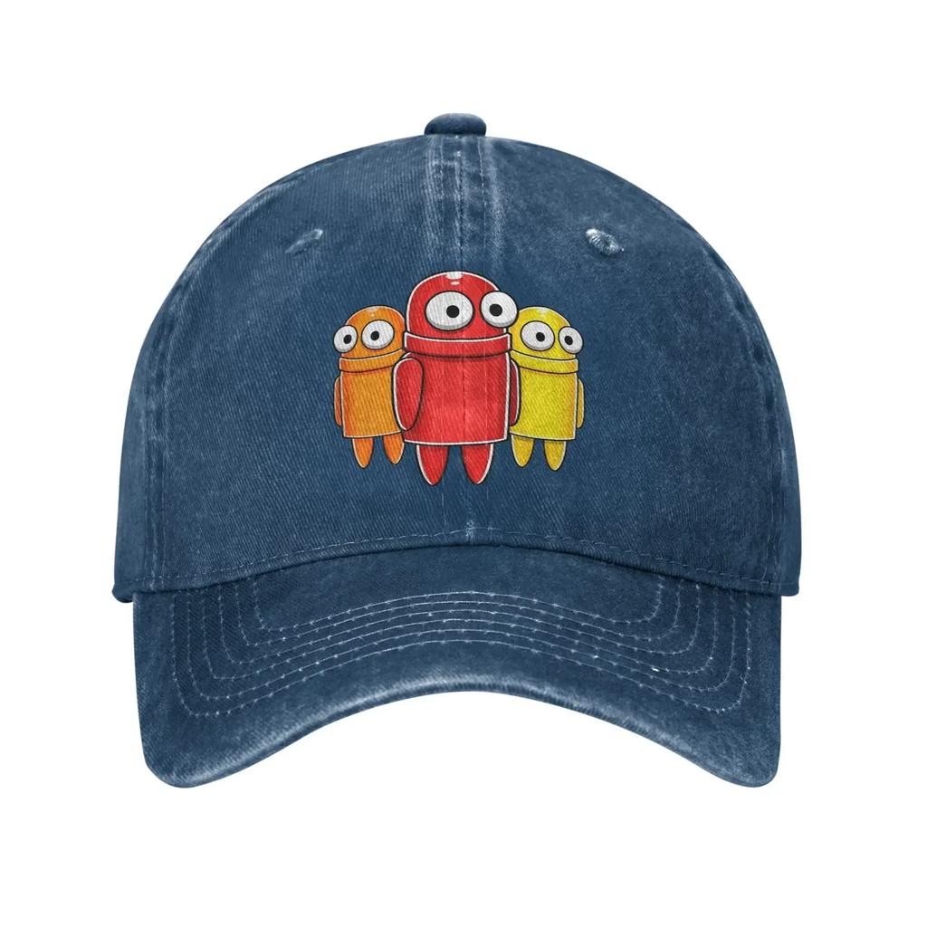 R.E.P.O. Robot Horror Games Unisex Style Baseball Caps  Distressed Denim Washed Hats Cap Vintage Adjustable Snapback Hat