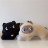 Cute Animal Dopamine Cat Plush Pillow With Embroidered Design For Students And Home Decor