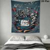 FORM SKILL Breaking Festival Pattern Home Decor Tapestry, Wall Hanging, Decorative RV Wall Cloth.ZGT0914041
