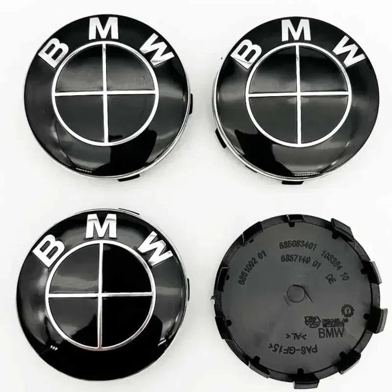 VLBA5 -4PC 56mm 68mm Car Wheel Center Covers For BMW E36 E46 E53 E90 E91 E60 E61 E93 E87 E84 X1 X3 X5 E70 E71 X6 M3 F30 F20 F10 F11 G3