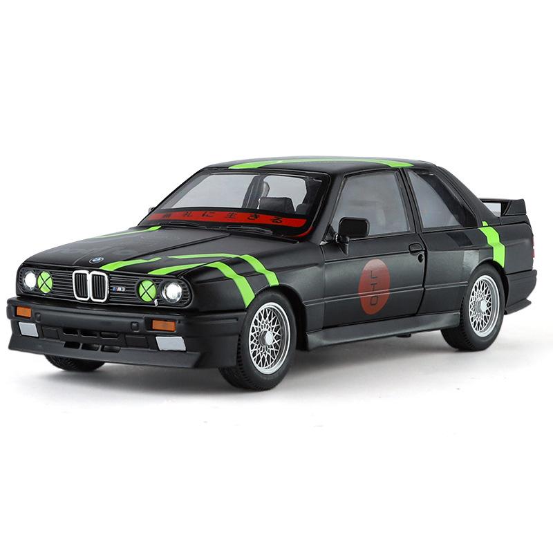 1/24 BMW M3 Sport EVO Alloy Sports Car Model Diecasts Metal Track Racing Car Vehicles Model Sound Light Simulation Kids Toy Gift