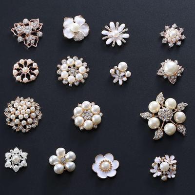 Creative Pearl Flower Diamond DIY Mobile Case Jewelry Accessories