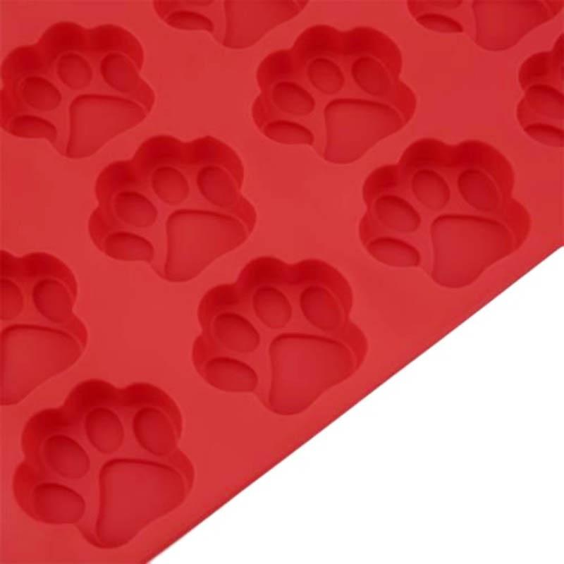 3D Psí Stopy Otisk Tlapky Silikonová Želé Puding Dezert Forma na Dort Nástroje DIY
