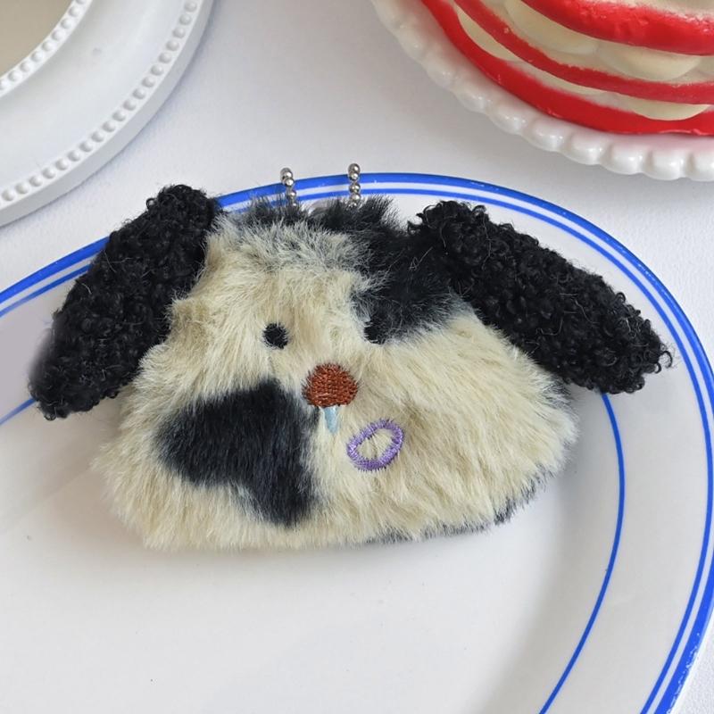 Adorable Plush Scruffy Dog Brooch Pin Adds Fun To Outfits with Soft and Comfortable Dog Key Pendant Perfect for All Ages