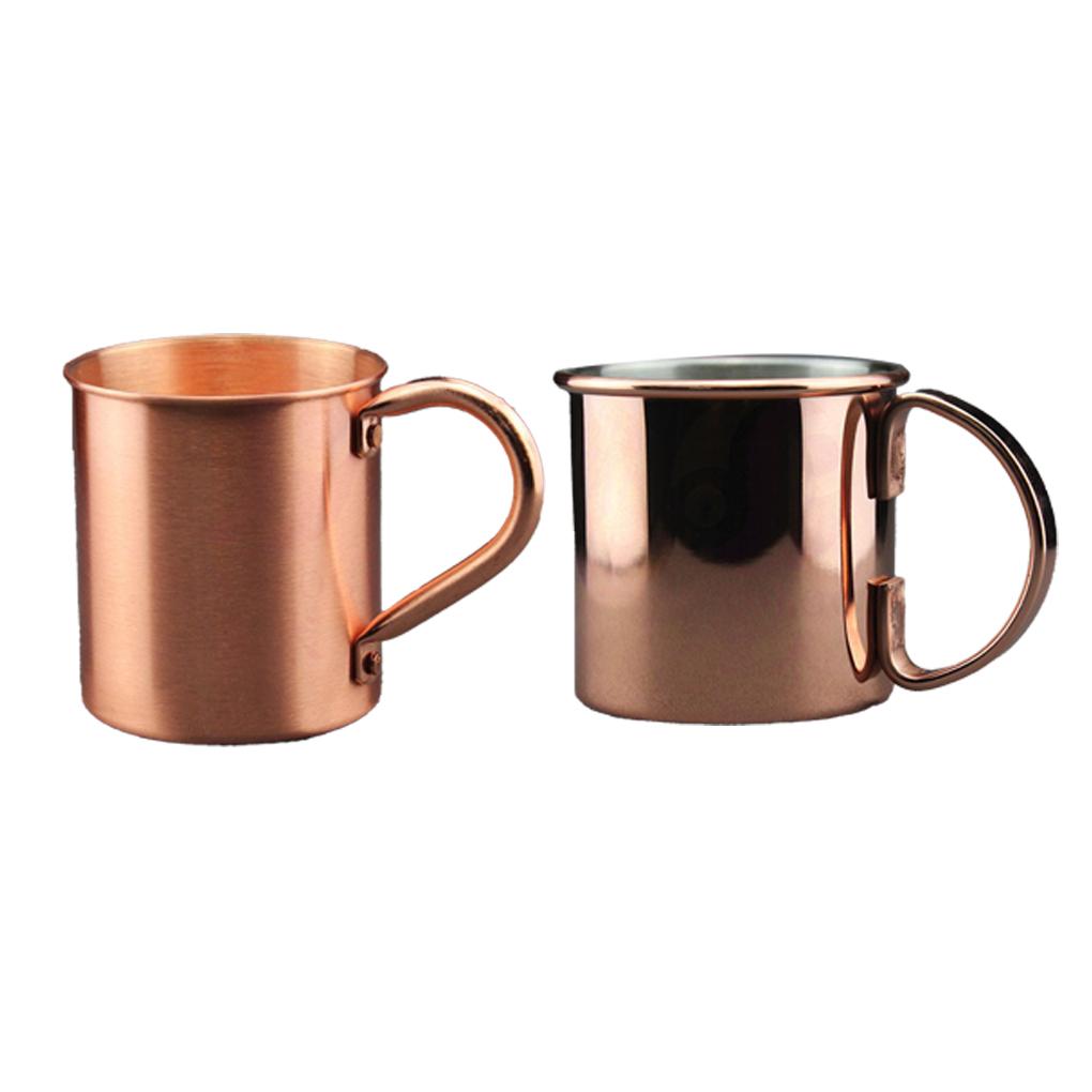 450ML Miedzany Kubek Miedziany Kubek do Piwa Kubki Moscow Mule Kubki do Wody Kawa Koktajl Bar Bez Wkładki Wewnętrznej Akcesoria