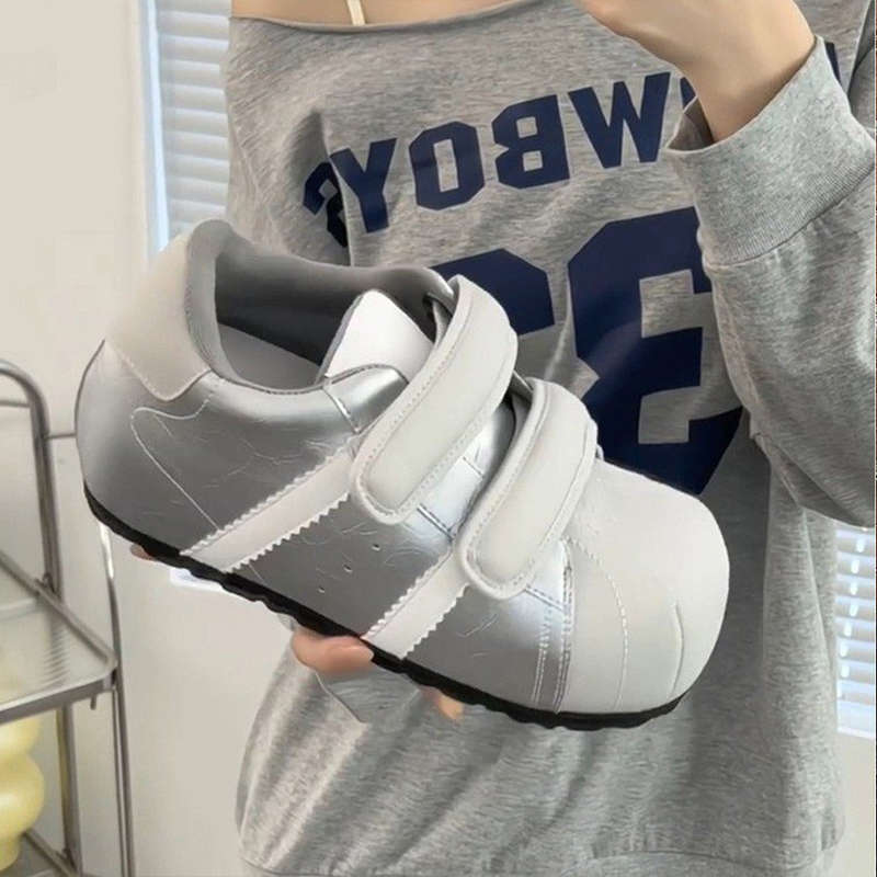 Q bubble shell small board shoes platform height increase autumn new comfortable versatile casual shoes women's shoes