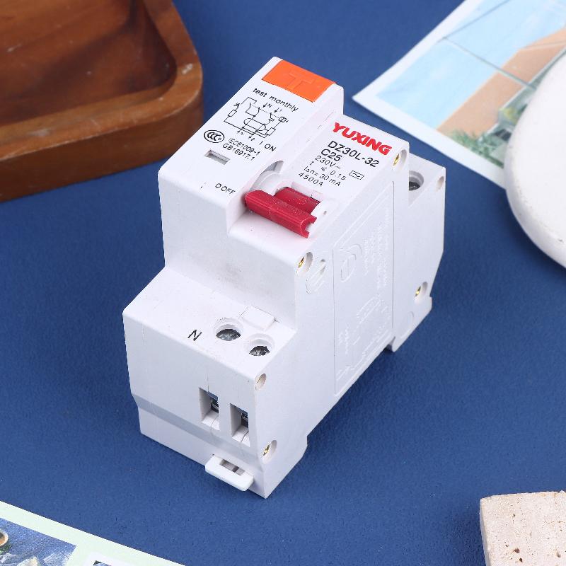 DZ30LE Residual Current Circuit Breaker 230V 1P+N Residual Circuit Breaker With Over And Short Current Leakage Protection RCBO M
