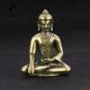 Copper Sakyamuni Buddha Miniature Figurine Home Decor Statue Brass Sculpture Office Desktop Decoration Car Ornaments Accessories
