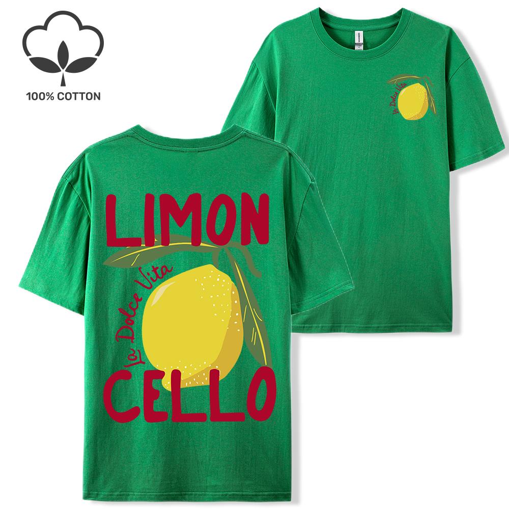 

Творческий лимонный фруктовый узор виолончели футболка женская летняя удобная верхняя часть мягкая футболка хлопок универсальная женская с коротким рукавом 4XL