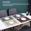 Table Mat Home Supplies Place Coaster Solid Color Ple Style Multipurpose Cup Holder Waterproof Household Accessories