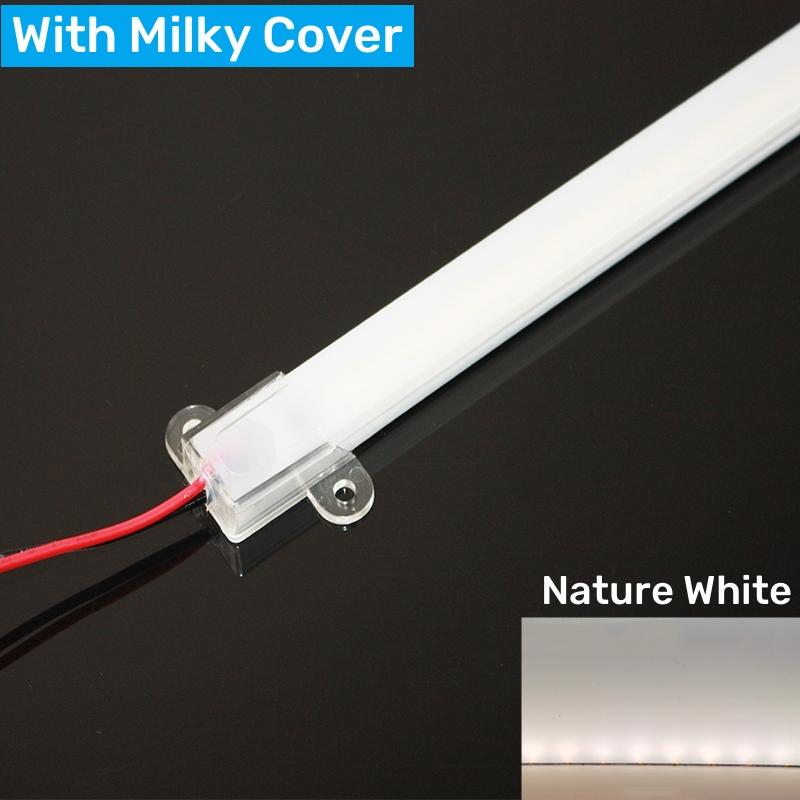 20/30/50cm AC220V LED Bar Lampe SMD2835 144LEDs/m Starre Streifenleuchte für Aluminiumprofil Unter Schrank Garderobe Schrank Röhrenleuchte