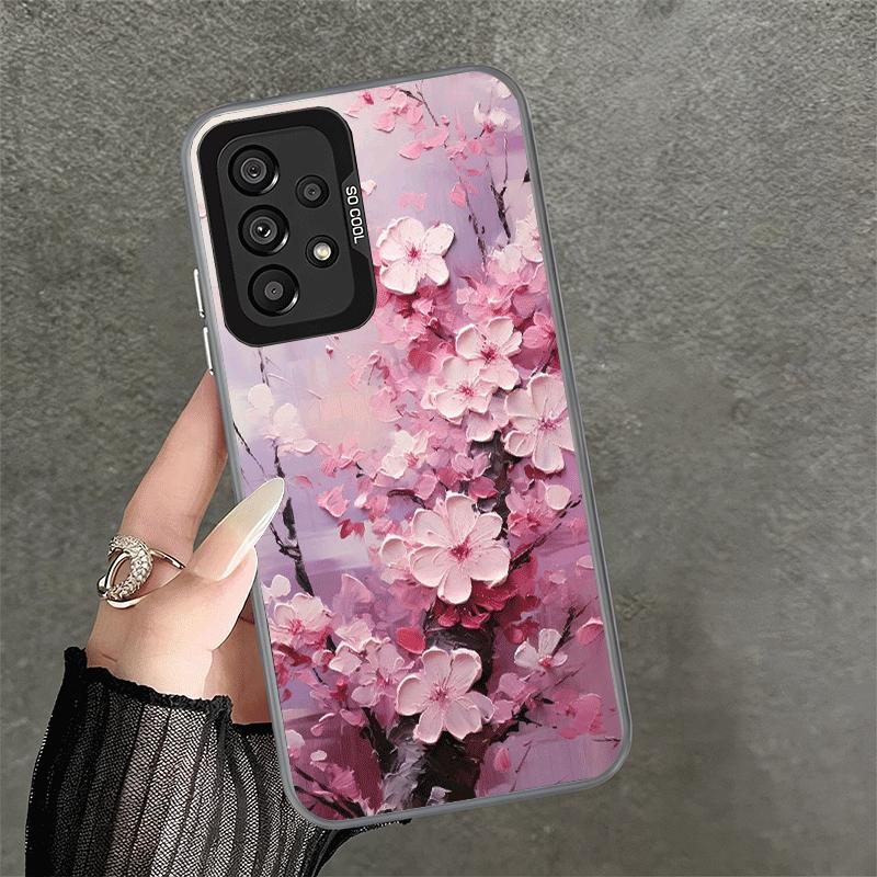 Cherry Blossom Sakura Fashion Shockproof Phone Case for Samsung A17 A16 A15 A14 A37 A57 A36 A56 A26 A35 A55 A25 A34 A54 A24 A13