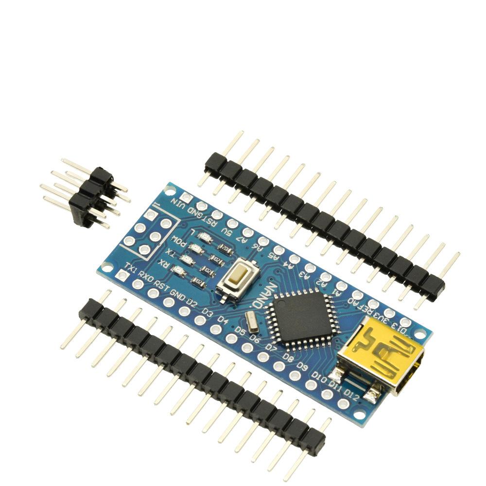1PCS Nano V3.0 ATmega328P/PB CH340 USB Module, Mini Arduino Compatible Board with Bootloader for DIY Electronics Projects