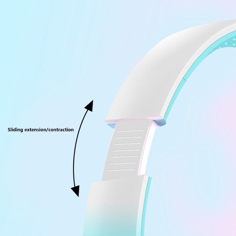 Wireless Headset Sports Bluetooth-compatible Headset Foldable Noise Canceling Headset for Travel Office Cellphone PC
