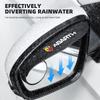 GAGBB1 Carbon Fiber Car Rearview Side Snow Sun Visor Rain Cover Car Mirror Accessories For Fiat Abarth 595 Abarth 500 Abarth 124 Spider