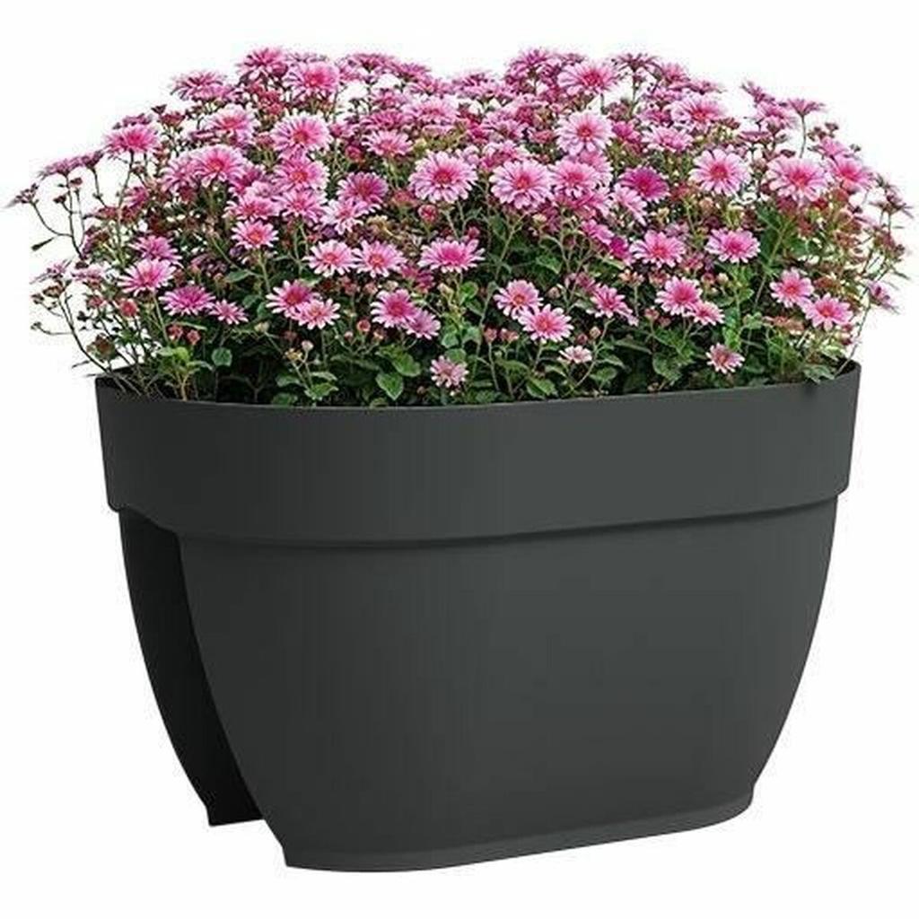 Plant Pot Artevasi CAPRI CAMPANA Grey Anthracite Ø 40 Cm