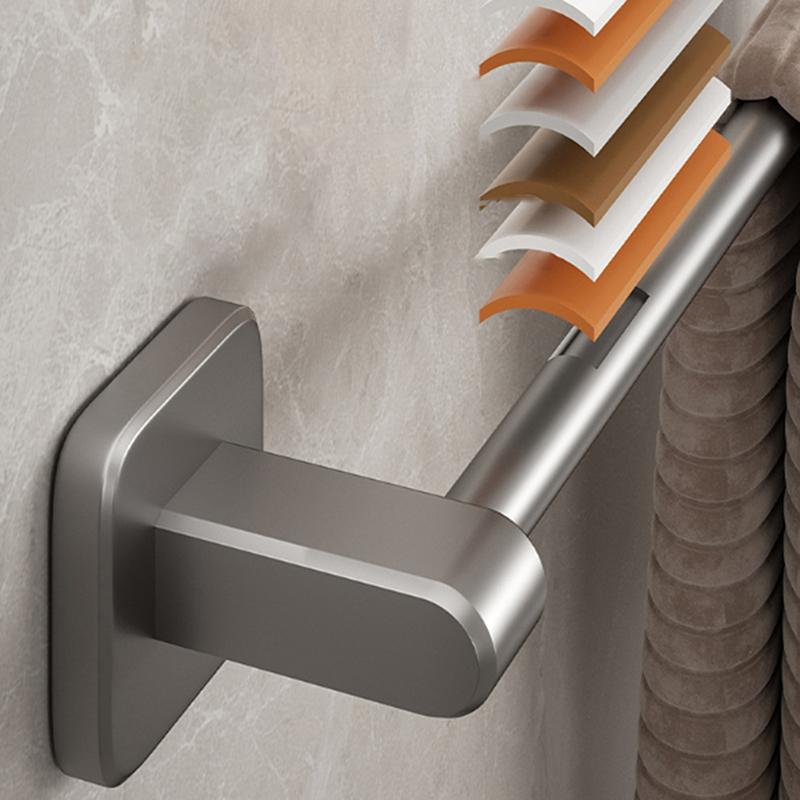 30/40/50Cm Self-Adhesive Bathroom Towel Rack Holder Without Drilling Kitchen Cabinet Dishcloth Rack Hand Towel Hanger Rod