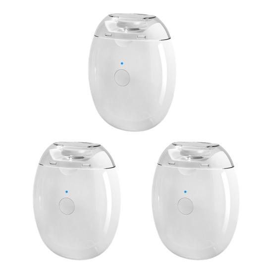 1/2/3/5Pcs Electric Nail Clipper Kids Seniors Automatic Nail Trimmer with LED Light 3 Speed Baby Manicure Grinding File Fingernail Cutter Polisher