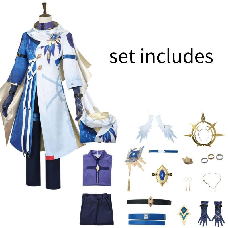 Rail Honkai Star Sunday Cosplay Costume Set Party Accessories Fashion Gift Fans