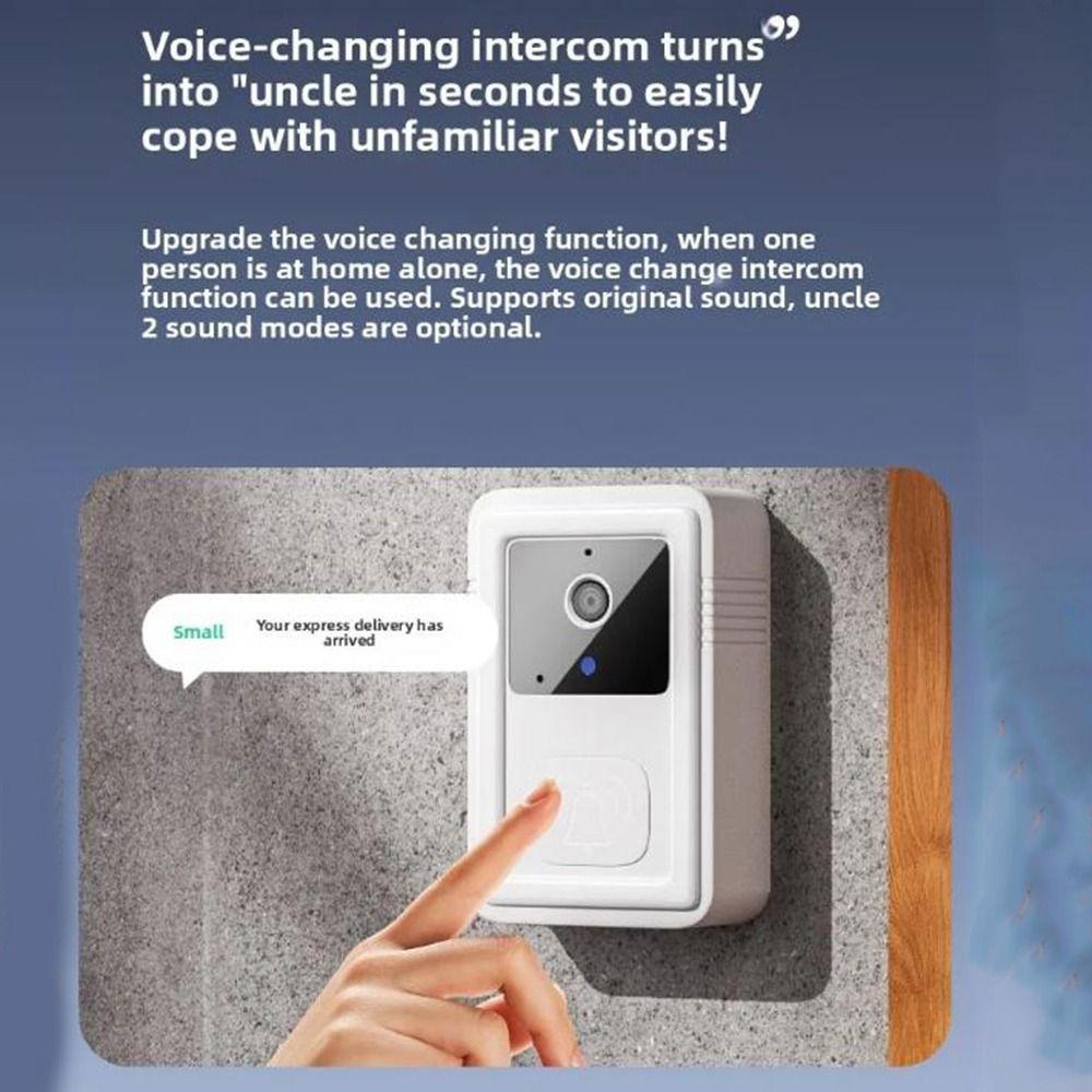 Self-Adhesive Tuya Video Doorbell Low-power Video Intercom Bell Wireless Doorbell Outdoor Security