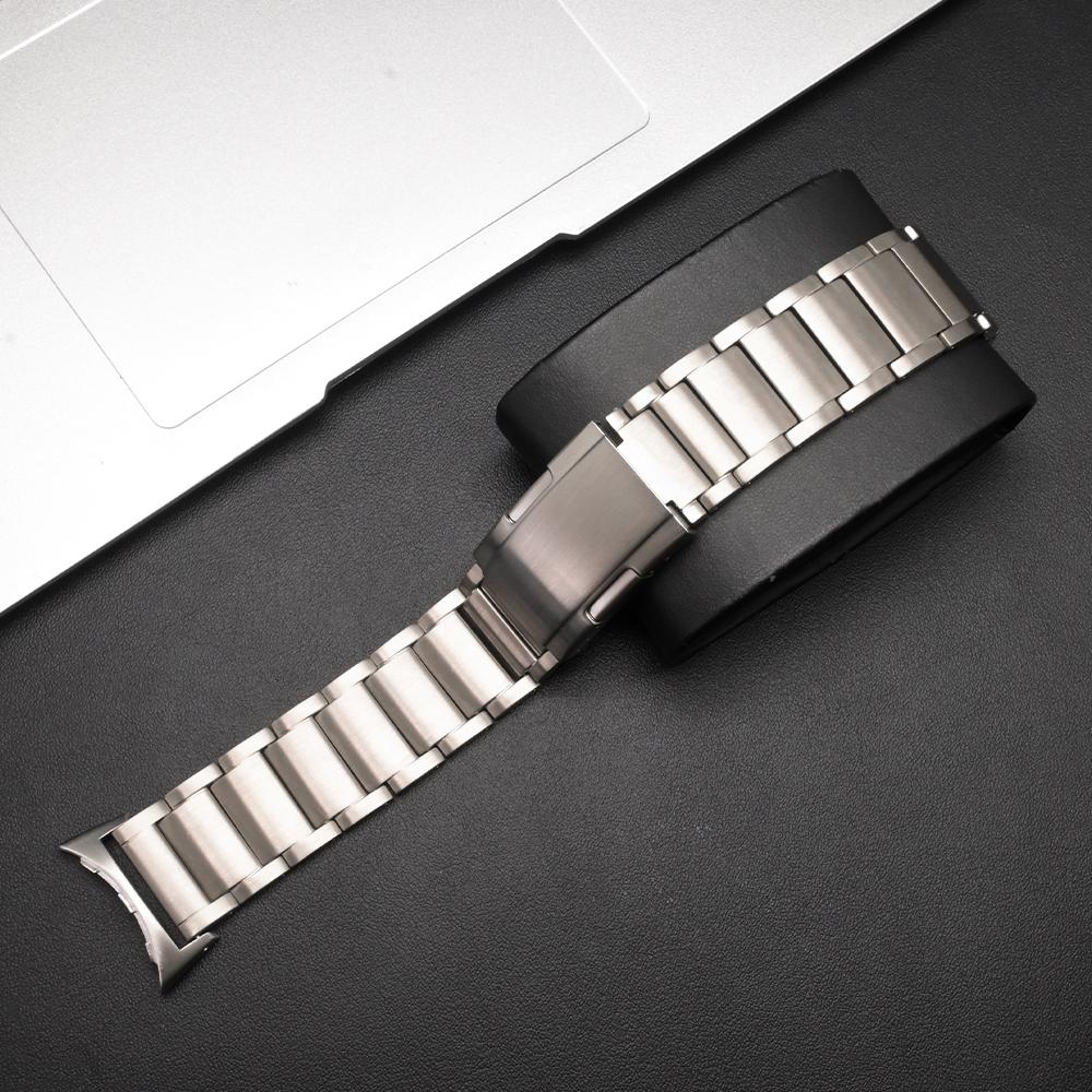 Mans Titanium Band for Google Pixel Watch 4 45mm Accessories Luxury Metal Strap for Google Watch Pixel 3 45mm Watchband Bracelet