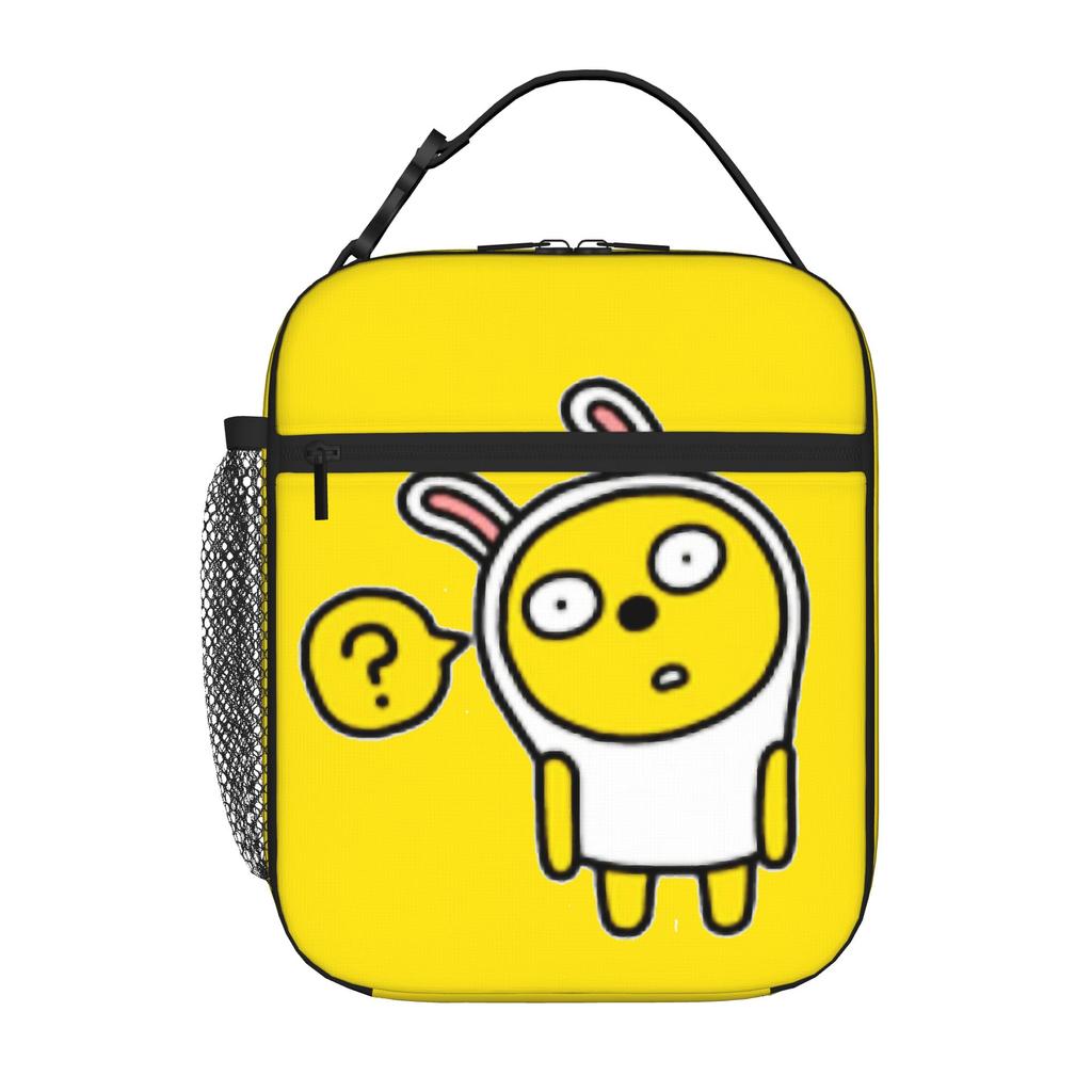 K-Kakao F-Friends Muzi Insulated Lunch Bags Cooler Bag Reusable,Lunch Container High Capacity Tote Lunch Box Food Storage Bag