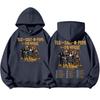 Unisex Lightweight Printed Long Sleeve Pullover Hoodie