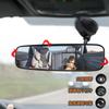 GOOMAND Car Rearview Mirror with Suction Strong No Tools Rearview Mirror for Rear Compatible with OEM Suitable for All Vehicles Cup, 360° Adjustable,