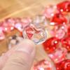 250Pcs 3D Heart Shaped Valentine's Day Decorations 250g Love Heart Ornaments  Wedding Vase Filler