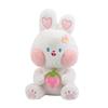 Cute Doodle Rabbit Plush Toys Little Bunny Doll Pushing Pillow Girls Birthday Gift Children's Dolls
