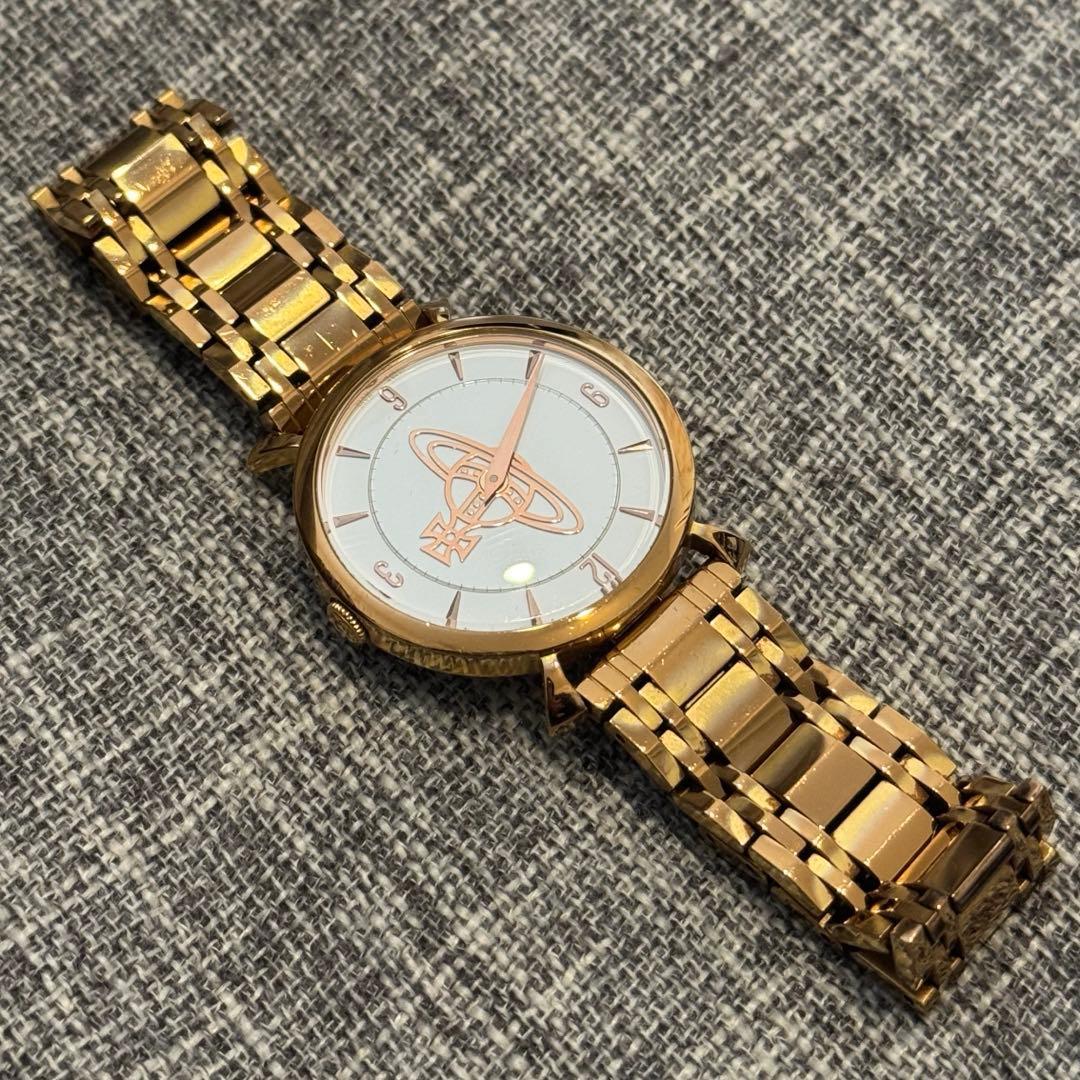 Used vivienne westwood watch quartz vivienne gold