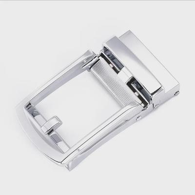 Cintura con fibbia automatica di alta qualità da uomo da 3,5 cm - Design semplice e giovanile