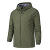 Men Casual Outdoor Solid Single Layer Windbreaker Jacket