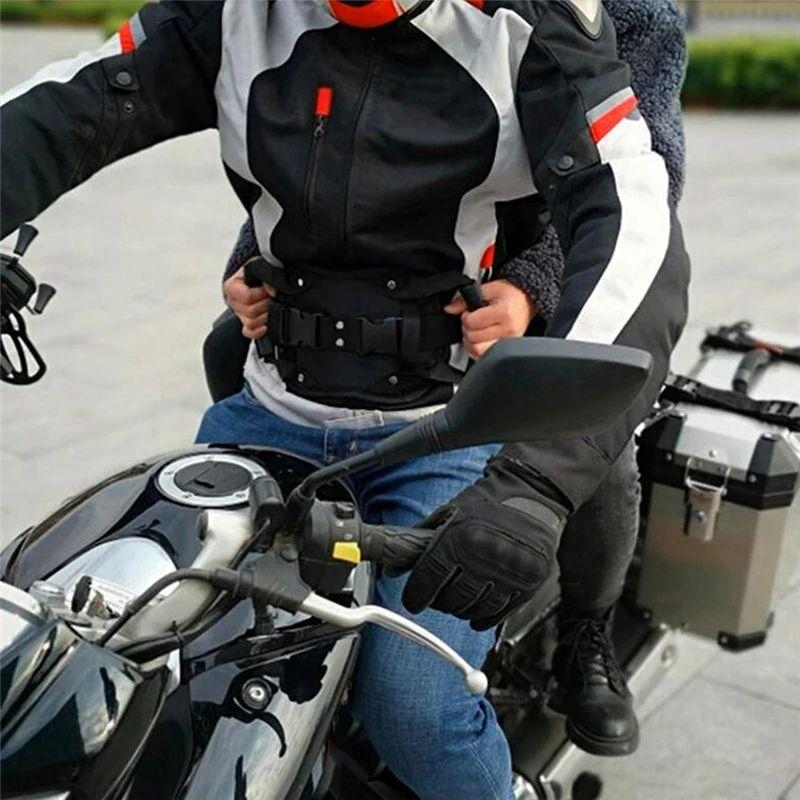 Ingenious-Motorcycle Scooters Safety Belt Back Seat Passenger Grip Grab Handle Non-Slip Strap Universal Motorcycle Seat Strap