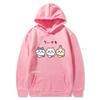 Chiikawa Self-mocking Bear Anime Couple Hoodie Fleece Lined Womens Casual Winter Hooded Sweatshirt