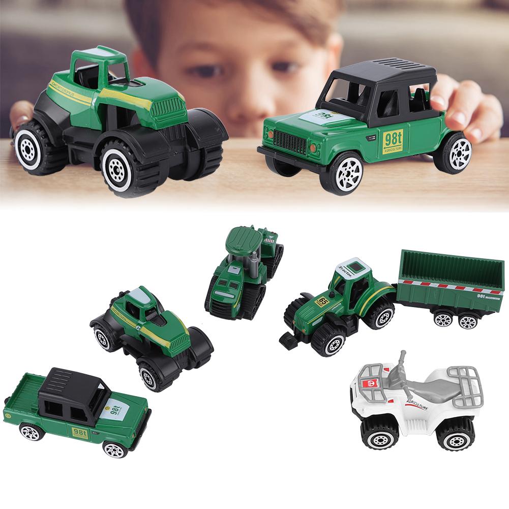 1:64 Alloy Car Model Highly Simulation Engineering Vehicle Children Car Model ToyGreen