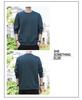 2024 Men's Oversized Round Neck Sweatshirt - Long Sleeve Pullover for Spring and Autumn