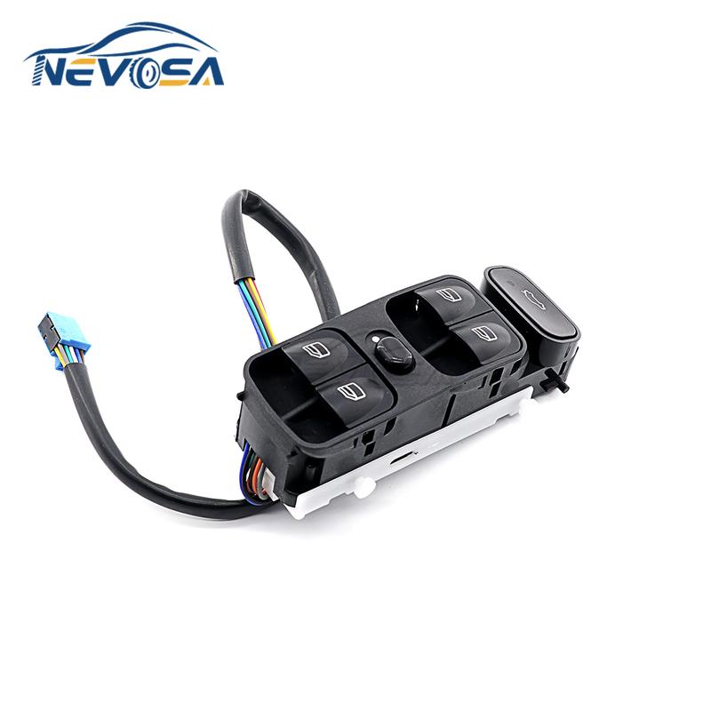 NEVOSA  A2098203410 Power Control Window Switch For MERCEDES C CLASS W203 C180 C200 C220 A2038200110 2038210679 A2038210679