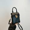 Handbag Contrast Color Phone Bag Korean Style Ins Square Tote Bag Simple Shoulder Bag  Streetwear