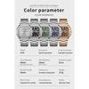 OLEVS Watch Luxury Man Original Square Quartz Watch Stainless Steel Waterproof Luminous Week Date Watches For Man