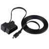 Qiilu Mini USB Cable Car OBD To II OBD2 EOBD