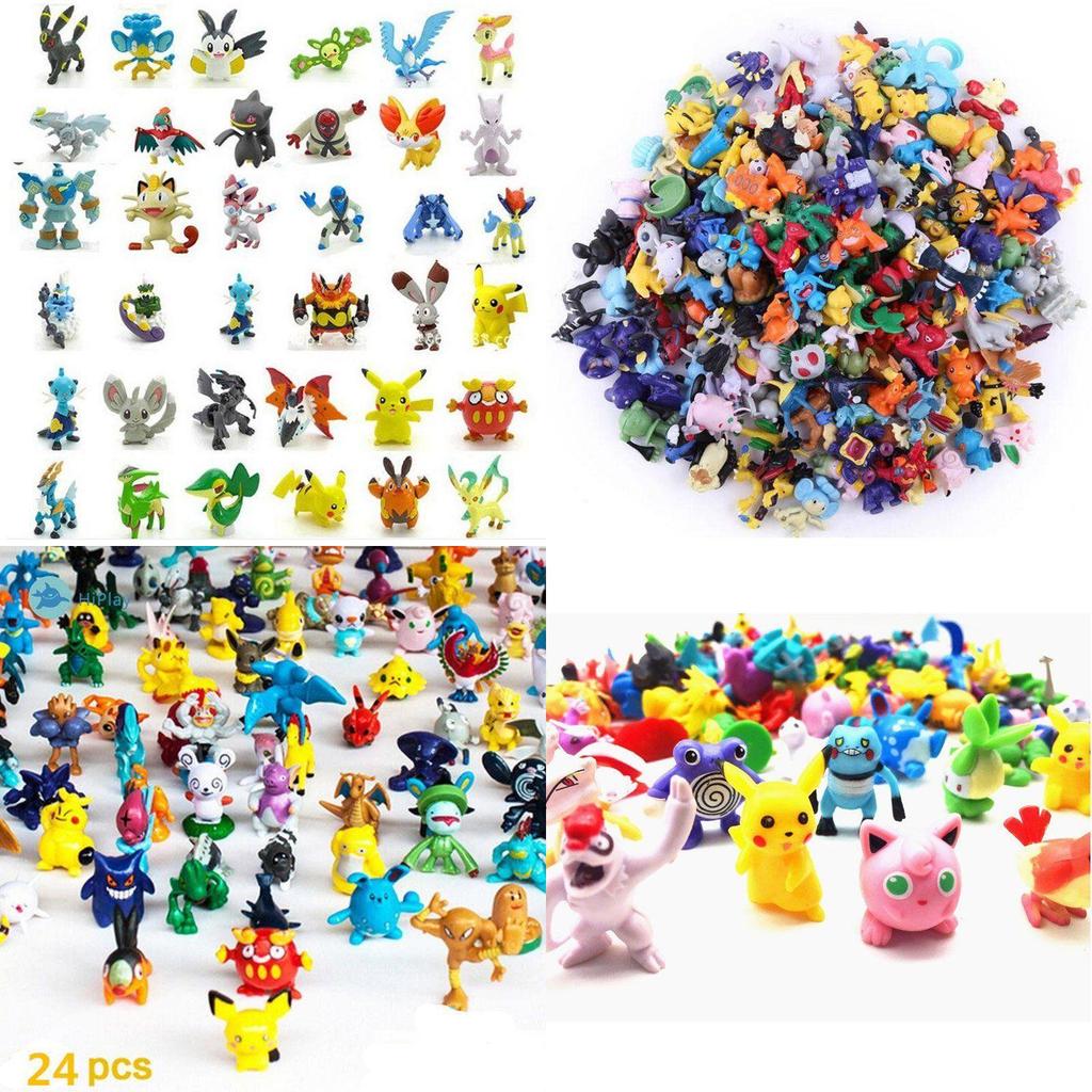 24 Adorabili Figure di Pokemon per Collezionisti e Fan Dimensioni 2-3 cm